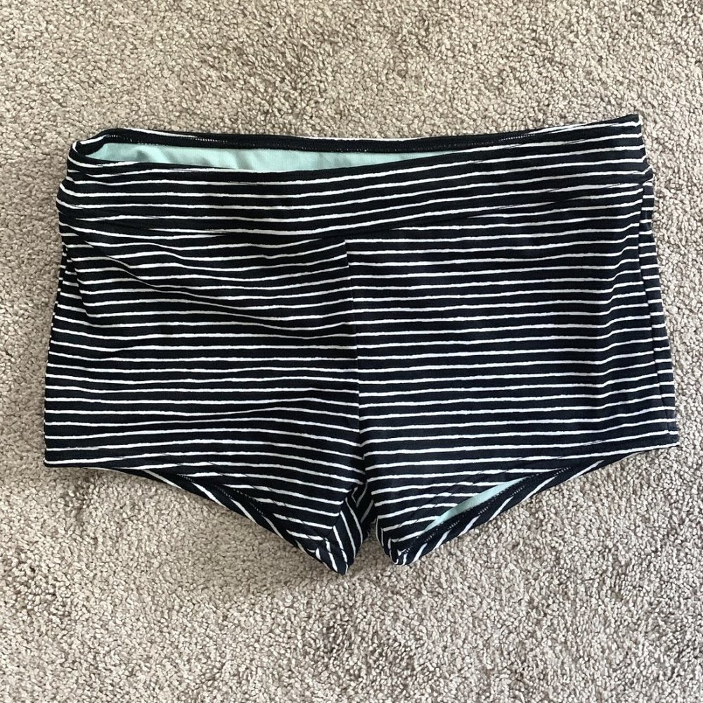 prAna swim bikini bottom shorts striped